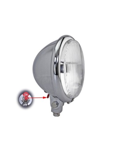 Bates Head Light Led 5 3/4 Chrome.